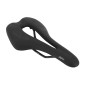 SELLE NEWTON ROUTE/VTT NOIR CONFORT AVEC TROU CENTRAL 269x140mm RAIL ACIER NOIR 3700948278376