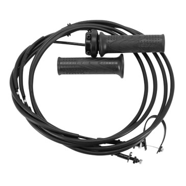 CABLE/COMMANDE/TRANSMISSION DE GAZ+MANCHON/POIGNEE ORIGINE PIAGGIO 300 MP3 HPE 2019> -CM087724-