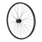 WHEEL FOR TREKKING BIKE- 700X35 DISC -FRONT- M640 ALUMINIUM BLACK- SHIMANO DISC HUB M745 6 HOLES TUBETYPE and TUBELESS READY 3660429077273