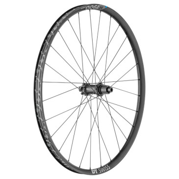 ROUE VTT DISQUE 29" DT SWISS H1900 BOOST TUBELESS READY VAE DISQUE 6 TROUS ARRIERE NOIR CASSETTE SHIMANO MICROSPLINE 12V AXE TRAVERSANT 12/148 - JANTE 30C - RESISTE POIDS 150Kgs - COMPATIBLE ENDURO 7613052349602