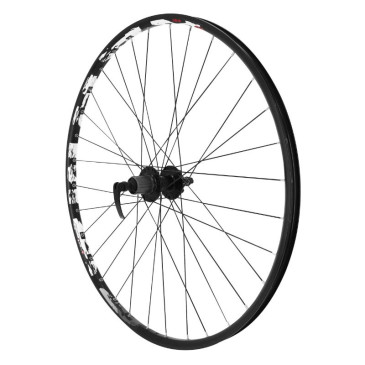 ROUE VTT DISQUE BLOCAGE 29" KARMA ARRIERE NOIR MOYEU DISQUE 6 TROUS CASSETTE TYPE SHIMANO 11/10/9/8V 32 RAYONS JANTE 21C 3660429057381