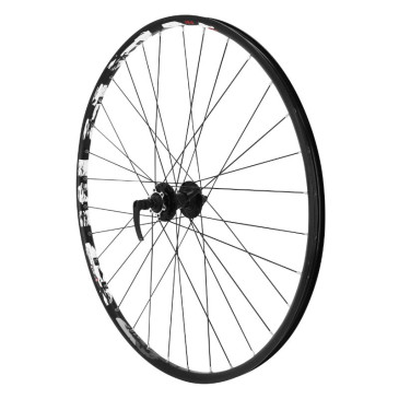 ROUE VTT DISQUE BLOCAGE 29" KARMA AVANT NOIR MOYEU DISQUE 6 TROUS 32 RAYONS JANTE 21C 3660429057183