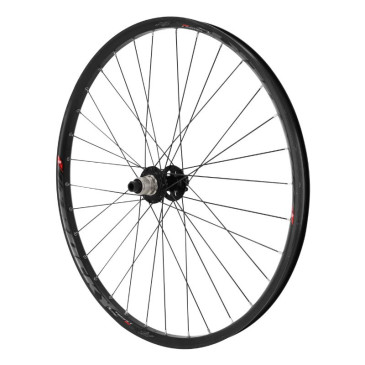 ROUE VTT DISQUE 27.5" TRUCKY 30 TUBELESS READY ARRIERE DISQUE 6 TROUS NOIR MOYEU VELOX CORPS SRAM XD 12V AXE TRAVERSANT 12/142 COMPATIBLE VAE / ALL TERRAIN JANTE 30C 32 RAYONS 3660429040512