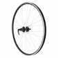 WHEEL FOR TREKKING BIKE- 700X35 DISC/V-B -REAR- M240 ALU -BLACK-VELOX HUB DISC 6 HOLES/ FOR CASSETTE SHIMANO/SRAM 10/9 Speed. 3660429073480