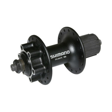 WHEEL HUB- REAR FOR MTB- SHIMANO M475 DISC BLACK 32 spokes-. 10/9SPEED. 4524667870302