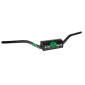 GUIDON 50 A BOITE KRM PRO RIDE OVERSIZE DIAM 28,6mm ALU NOIR/VERT AVEC MOUSSE 3760382281073