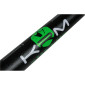 GUIDON 50 A BOITE KRM PRO RIDE OVERSIZE DIAM 28,6mm ALU NOIR/VERT AVEC MOUSSE 3760382281073