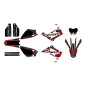 KIT DECO AUTOCOLLANT/STICKER 50 A BOITE KRM PRO RIDE POUR RIEJU 50 MRT 2009>2021 NOIR/ROUGE (COMPLET) 3760382280267