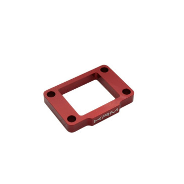 CALE DE CLAPET/ADMISSION 50 A BOITE KRM PRO RIDE POUR MINARELLI 50 AM6 EPAISSEUR 10 mm ALU CNC ROUGE 3760382281950