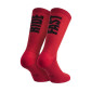 CHAUSSETTES/SOCQUETTES ETE GIST RIDE FAST ROUGE 40/43 ANTIBACTERIEN - HAUTEUR 22CM (PAIRE) -5875 8013271356303