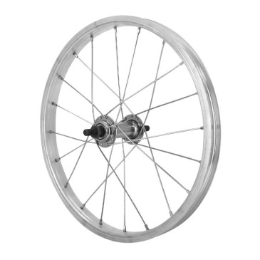 ROUE CITY PATIN 16" x 1.75 AVANT JANTE ALU MOYEU ACIER 100 mm AXE PLEIN (ETRTO 305x20) 3700948288764