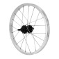 ROUE CITY 16" x 1.75 ALU ARRIERE MOY ACIER NOIR 100 mm AXE PLEIN ROUE LIBRE 1 V. 3700948288795