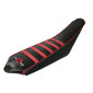 COUVRE/HOUSSE DE SELLE 50 A BOITE KRM PRO RIDE POUR SHERCO 50 SE-R, SM-R 2013> NOIR/ROUGE 3760382280946