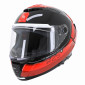 CASQUE INTEGRAL MT THUNDER 4 SV R25 B35 NOIR/ROUGE MAT M (DOUBLE ECRANS / PINLOCK READY) (ECE 22.06) 8434639211650