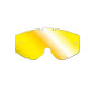 ECRAN MASQUE/LUNETTES CROSS PROGRIP POUR MODELE 3300 JAUNE MULTICOUCHES MIROIR - ANTI-BUEE/ANTI-RAYURES/ANTI-U.V. 0801766082596