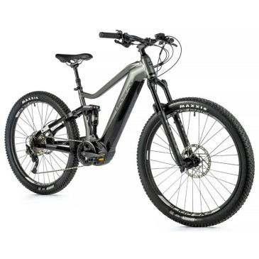 VELO ELECTRIQUE/VAE VTT 29 LEADER FOX ARRAN 2023 TOUT SUSPENDU HOMME GRIS 10V MOTEUR CENTRAL PANASONIC GX ULTIMATE 36V 90Nm BATTERIE 20Ah (CADRE 21,5'' - H55cm - XL - ADULTE DE 185cm à plus) 8592826040459