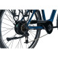 VELO ELECTRIQUE/VAE CITY 26 LEADER FOX LATONA MIXTE BLEU NUIT MAT 7V MOTEUR ROUE AR BAFANG 36V 45Nm BATTERIE 15Ah (18'' - H46cm - TAILLE M - POUR ADULTE DE 168cm à 178cm) 8592826041333