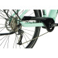 VELO ELECTRIQUE/VAE VTC 29 LEADER FOX DENVER 2024 FEMME VERT CLAIR 9V MOTEUR CENTRAL BAFANG M300 36V 80Nm BATTERIE 20Ah (16,5'' - H43cm - TAILLE S - POUR ADULTE DE 158cm à 168cm) 8592826041715