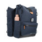 SACOCHE ARRIERE VELO DOUBLE HAPO.G ROLL-TOP 2x25L BLEU (61x33x16cm) 3104889922839