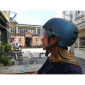 CASQUE VELO ADULTE CITY BLEU AVEC VISIERE ET MOLETTE DE REGLAGE TAILLE 53-59 (VENDU A L'UNITE) 3700256070778