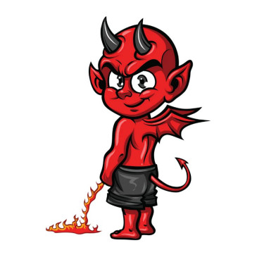 AUTOCOLLANT/STICKER LETHAL THREAT LIL DEVIL (60x80mm) 7577850029880