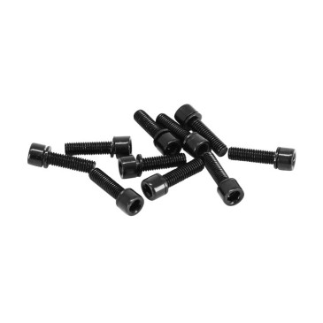 VIS POTENCE TETE CONIQUE M5x18mm NOIR (KIT DE 10 VIS) 3700948269886