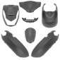 FAIRINGS/BODY PARTS FOR PEUGEOT 50 KISBEE- ALL MODELS 2 Stroke/4 Stroke 2010>2018 MATT GREY (6 PARTS KIT) -P2R- 3700948239551