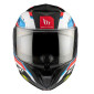 HELMET-FLIP-UP - MT ATOM SV 2 BAST A0 DUAL SCREEN- BLUE/BLACK/MATT RED XS (ECE 22.06) 8434639175716