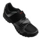 CHAUSSURE GRAVEL / VTT GIRO BERM K257 NOIR/GRIS FONCE T39 FIXATION DOUBLE VELCRO COMPATIBLE SPD (PAIRE) 0768686222825