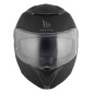 CASQUE MODULABLE MT ATOM 2 SV DOUBLE ECRANS UNI NOIR MAT XS (ECE 22.06 P/J) 8434639175297