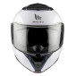 CASQUE MODULABLE MT ATOM 2 SV DOUBLE ECRANS UNI BLANC BRILLANT XS (ECE 22.06 P/J) 8434639175433