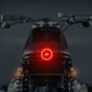 TAIL LIGHT FOR MOTORBIKE UNIVERSEL AVOC VINTAGE - Leds - Black/smoked (3 wires) EEC Approved 3700948268643