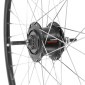 WHEEL FOR TREKKING BIKE- 700X35 REAR ER20 ALUMINIUM - BLACK-DOUBLE WALLED- NEXUS HUB 7 SPEED for CENTERLOCK DISC- 36 stainless spokes. 0000000028592