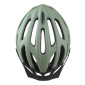 CASQUE VELO CITY ADULTE POLISPORT SPORT FLOW IN-MOLD VERT MAT AVEC VISIERE GRISE TAILLE 58-62 SYSTEM QUICK LOCK 5604415154119