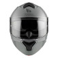 CASQUE MODULABLE MT GENESIS SV DOUBLE ECRANS UNI GRIS BRILLANT XS (ECE 22.06 P/J) 8434639196421