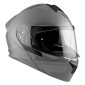 CASQUE MODULABLE MT GENESIS SV DOUBLE ECRANS UNI GRIS BRILLANT XS (ECE 22.06 P/J) 8434639196421