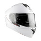 CASQUE MODULABLE MT GENESIS SV DOUBLE ECRANS UNI BLANC BRILLANT XS (ECE 22.06 P/J) 8434639195592