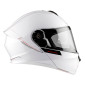 CASQUE MODULABLE MT GENESIS SV DOUBLE ECRANS UNI BLANC BRILLANT XS (ECE 22.06 P/J) 8434639195592