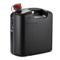 JERRYCAN/BIDON ESSENCE/CARBURANT PRESSOL EN POLYETHYLENE NOIR AVEC BEC FLEXIBLE 20L 4103810211478