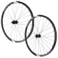 ROUES GRAVEL DISQUE 700 FIR GALAXIUM CENTERLOCK NOIR CASSETTE CAMPAGNOLO EKAR 13V AXE TRAVERSANT 12/100 ET 12/142 HAUTEUR/PROFIL 26 mm (PAIRE) - TUBELESS READY