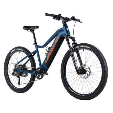 VELO ELECTRIQUE/VAE VTT 27,5 LEADER FOX ARIMO 2024 HOMME BLEU MAT 9V MOTEUR ROUE AR BAFANG 36V 45Nm BATTERIE 20Ah (19'' - H48cm - TAILLE L - POUR ADULTE DE 178cm à 185cm)