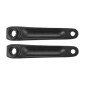 MANIVELLE DROITE + GAUCHE STRONGLIGHT MAGAN4 170mm NOIR ISIS POUR BOSCH génération 1 -2 et 4/BROSE (DEPORT 10mm) - SANS VIS 3700948292693