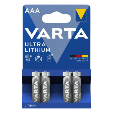 PILE LR03 1.5V VARTA ULTRA LITHIUM AAA (VENDU PAR 4) 4008496680436