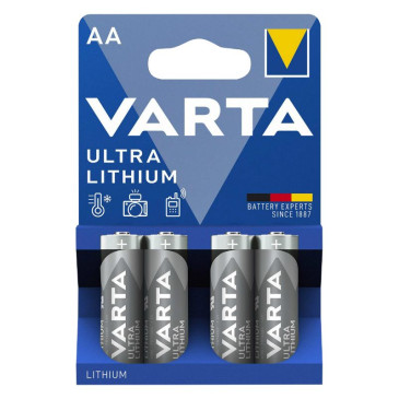 PILE LR06 1.5V VARTA ULTRA LITHIUM AA (VENDU PAR 4) 4008496680511