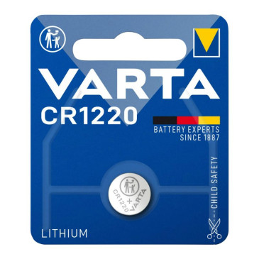 PILE BOUTON CR1220 VARTA LITHIUM 3V (VENDU A L'UNITE) 4008496276899