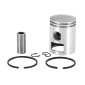 PISTON CYCLO ADAPTABLE MBK 51, 41, 88, CLUB, MAGNUM RACING, PASSION DIAM 38,95mm (LETTRE C) (JUPE FERMEE) -SELECTION P2R- 3701213436033