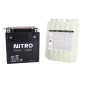 BATTERIE 12V 30 Ah NTX30L-BS NITRO MF SANS ENTRETIEN AVEC PACK ACIDE (Lg166xL126xH175mm) (EQUIVALENT YTX30L-BS) 5414837143680