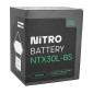 BATTERIE 12V 30 Ah NTX30L-BS NITRO MF SANS ENTRETIEN AVEC PACK ACIDE (Lg166xL126xH175mm) (EQUIVALENT YTX30L-BS) 5414837143680