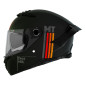 CASQUE INTEGRAL MT THUNDER 4 SV MIL A11 NOIR MAT XS (DOUBLE ECRANS / PINLOCK READY / FOGOFF READY) (ECE 22.06) 8434639165373