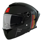 CASQUE INTEGRAL MT THUNDER 4 SV MIL A11 NOIR MAT L (DOUBLE ECRANS / PINLOCK READY / FOGOFF READY) (ECE 22.06) 8434639165403